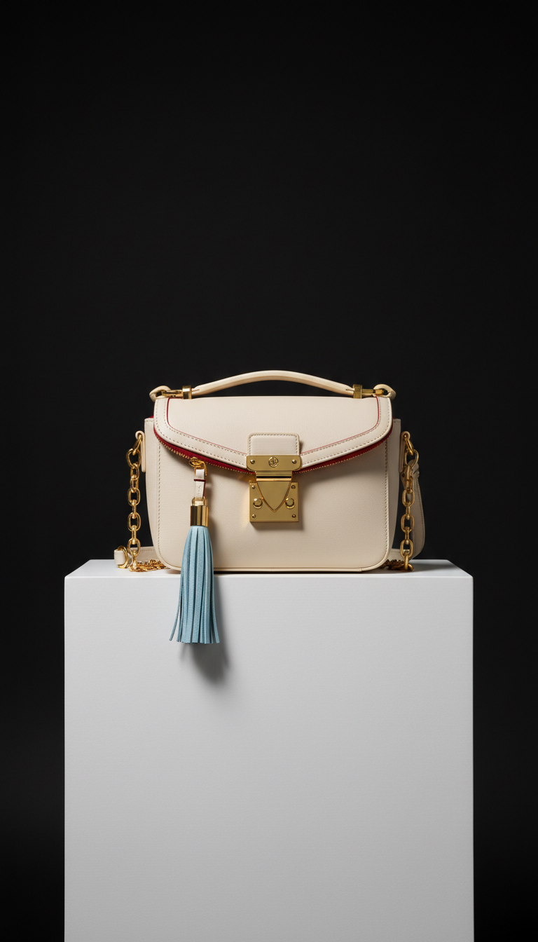 Gold Accent Crossbody Bag